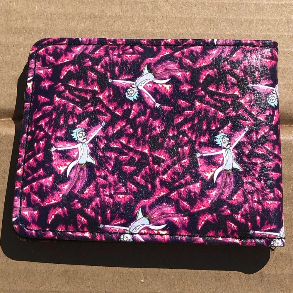 NIB Buckle-Down Men's Bi-fold Wallet - Fun Rick & Morty Design